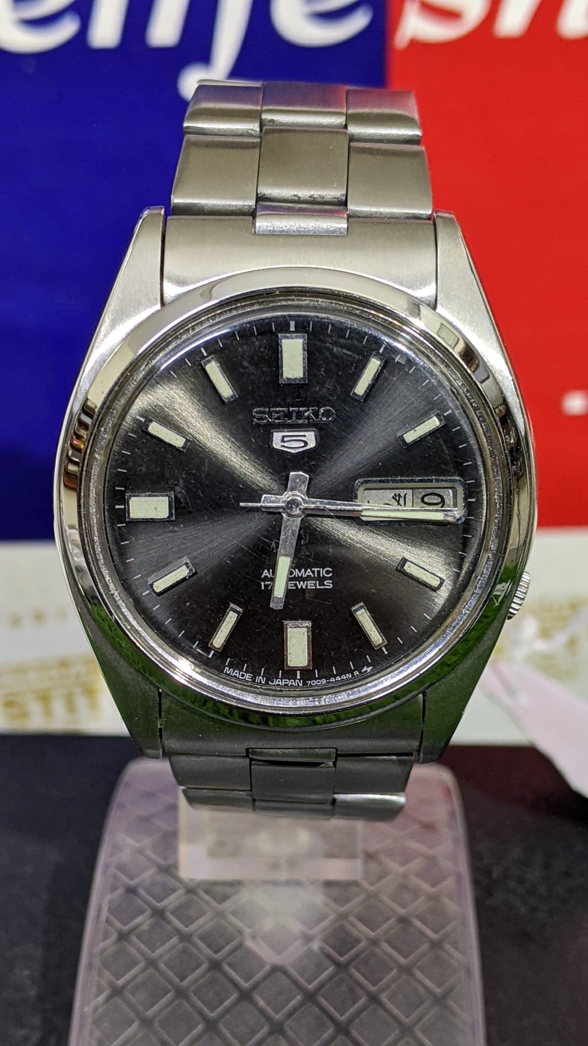 Seiko 5 7009 Grey Dial Japan Automatic Wristwatch for Men's - Ceelife Shop