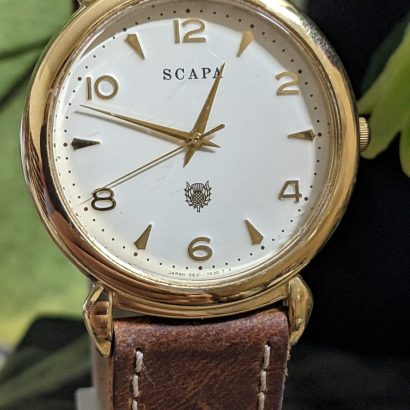 Beautiful Japan made Scapa dress watch for Unisex