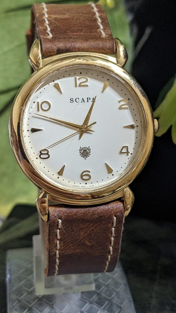 Beautiful Japan made Scapa dress watch for Unisex