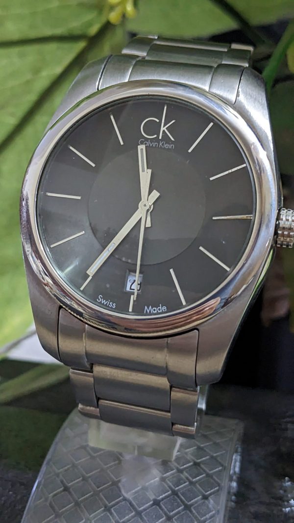 Calvin Klein Swiss quartz movement dress watch for Men's
