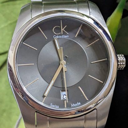 Calvin Klein Swiss quartz movement dress watch for Men's