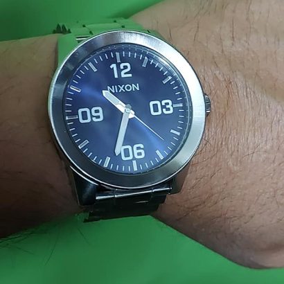 Nixon Men's Corporal Ss A3461696 Silver Stainless-Steel Quartz Watch