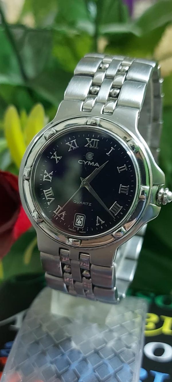 Vintage Switzerland made CYMA watch Knight with quartz movement for Men's