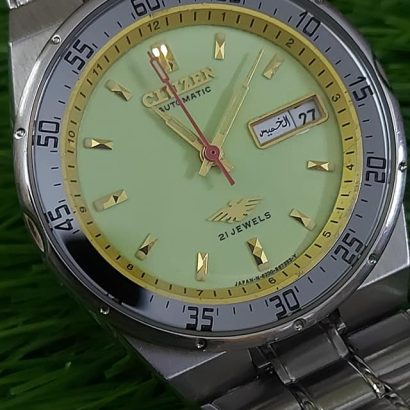 Rare vintage Citizen automatic 21 Jewels watch made in Japan lumibrite Dial