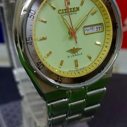 Rare vintage Citizen automatic 21 Jewels watch made in Japan lumibrite Dial
