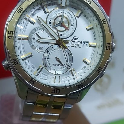 Orignol Casio Edifice Analog White Color Men's Watch - EFR-547SG-7A9VUDF(EX252)