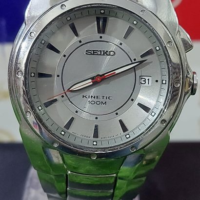 Seiko KINETIC 100M water resistant Japan made Mens Watch