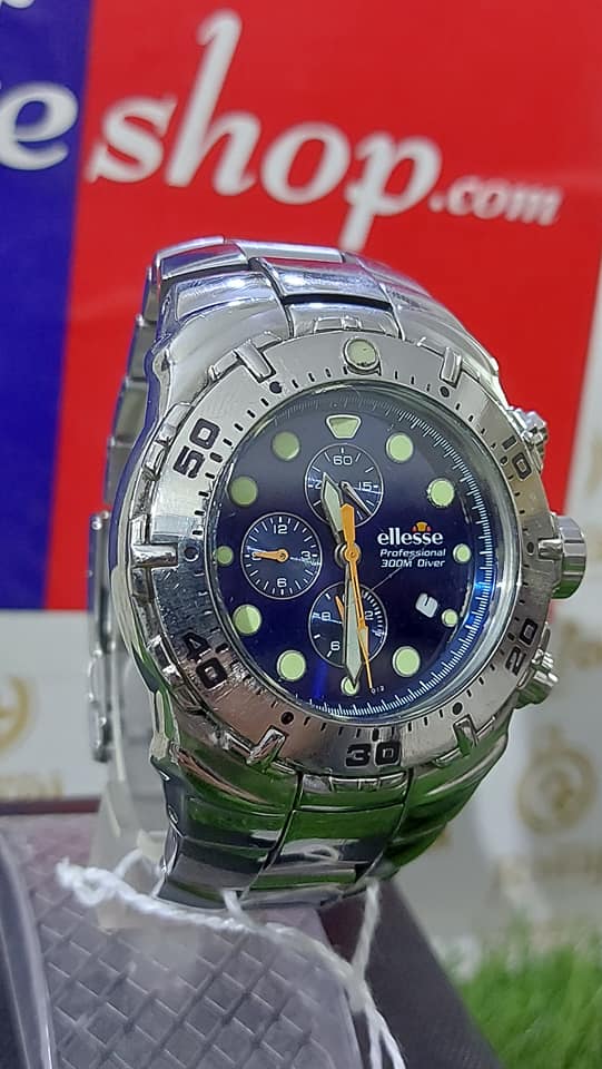 ellesse Professional 300m diver watch with chronograph