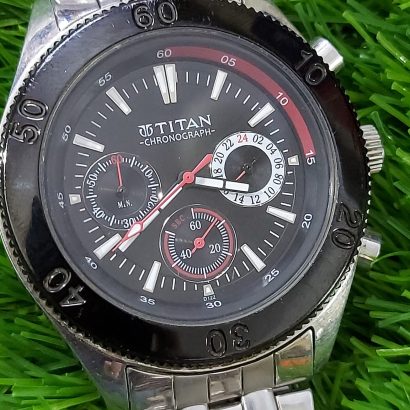 Titan chronograph Japanese quartz movement Watch for Men's