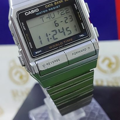 Casio DB-380-1DF Men's Watch 30 Page Databank Multi-Function Alarms