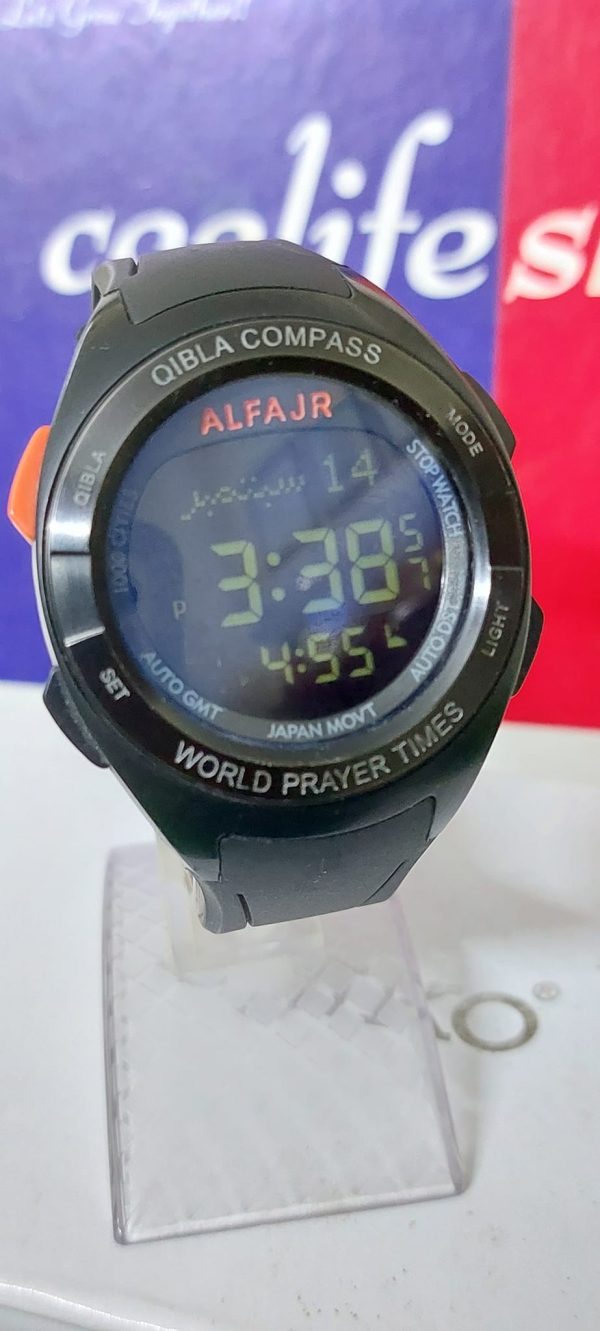 Alfajr Men Digital Qibla Watch Resin WQ-18