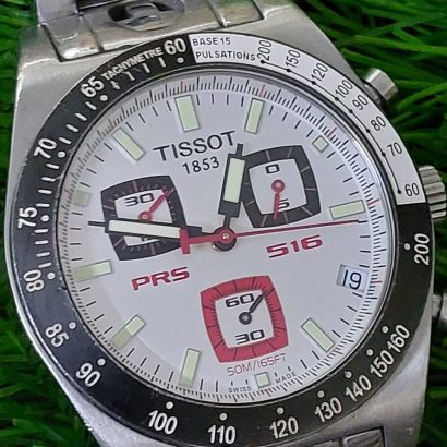 Tissot PRS516 Analog White Dial Men's Watch Switzerland made Quartz movement
