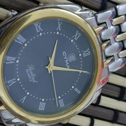 CYMA Sealord Watch Roman Combi Color Switzerland made for Unisex
