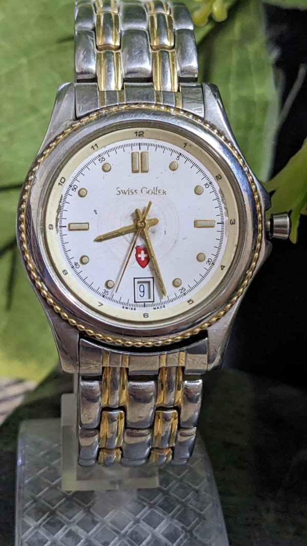 Zeno Watch Basel Swiss Swiss Made Golfer Date sapphire crystal men's watch quartz ETA