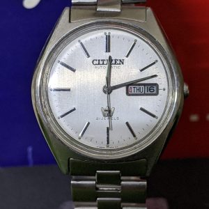 Citizen 7 automatic white watch 21 jewels Japan made For Men