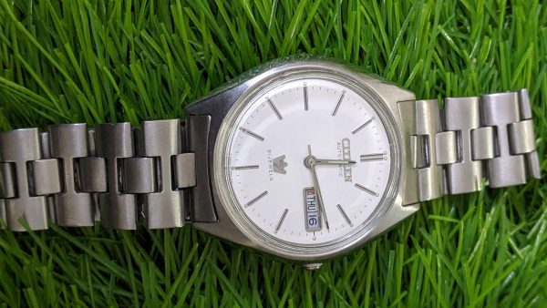 Citizen 7 automatic white watch 21 jewels Japan made For Men