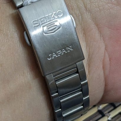 Seiko 5 caliber 7s26 21-jewels Japan made watch for Men's Radium dial