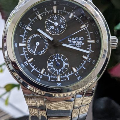 casio Edifice EF 305 chronograph Quartz movement watch for Men's