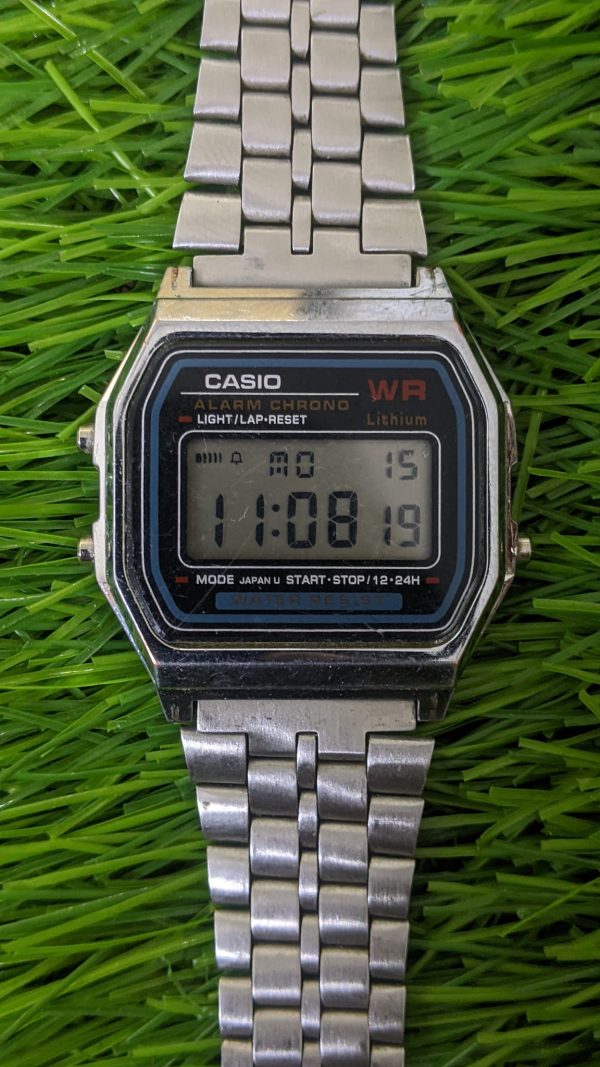 Casio A159w stainless watch for men made in Japan