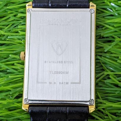 Romanson TL0390 MR BK swiss made quartz wrist watch for men