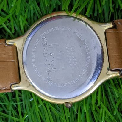 JEAN PERRET B1006 18k gold vintage Quartz Swiss wrist watch for men