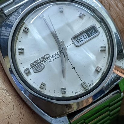 Vintage seiko5 Automatic 21 jewels 6119 movement watch for men's