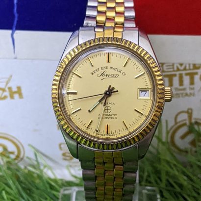 West End Watch Co. Sowar Prima Military Broad Arrow - Man's Wrist Watch - Switzerland made 1980s