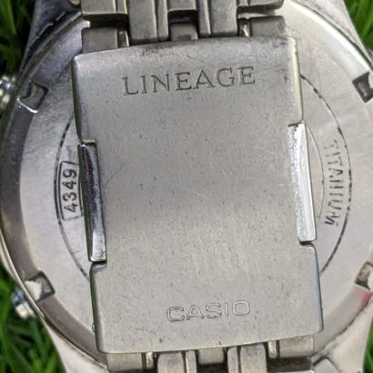 Casio Wave Ceptor Solar Stainless Steel Silver Men’s Wristwatch 4351 WVQ 600
