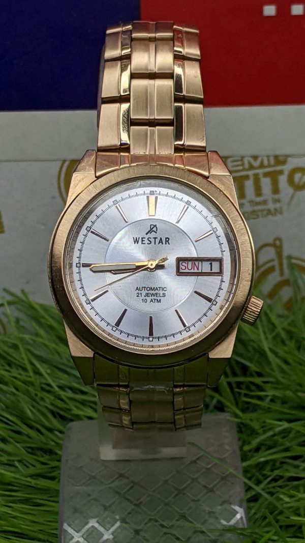 Beautiful westar automatic 21 jewels Y676 swiss made watch for Men's