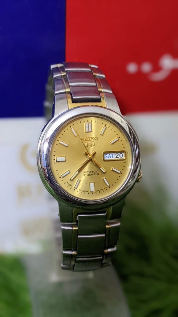 Beautiful Seiko 5 automatic 21 jewels 7S266 Japan made watch for Men's