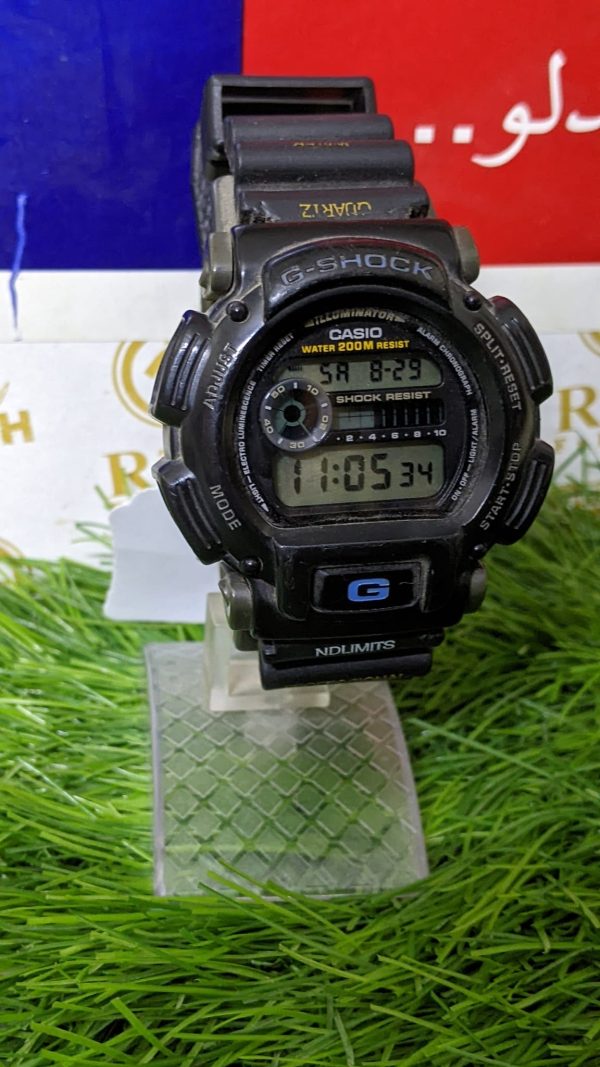 Casio DW-9052 G-Shock Men's Black Silicone Digital Dial Genuine Wrist Watch Aa18