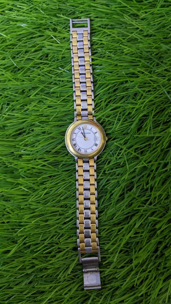 Charles Jourdan Ladies Silver & Gold Two-Tone Watch Design Reg 1041035