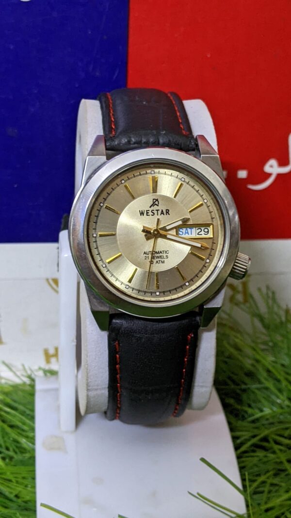 Beautiful westar automatic 21 jewels swiss made watch for Men's