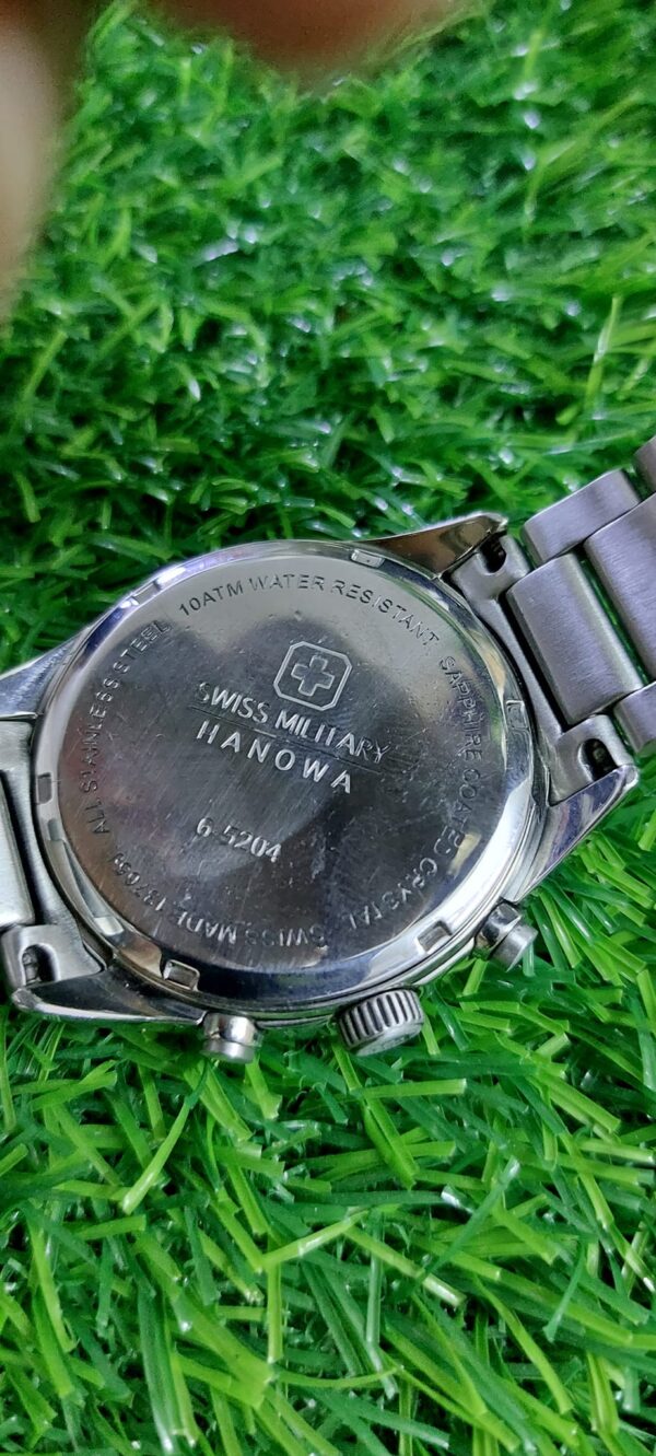 SWISS MILITARY HANOWA 6-5204 Sapphire coated Glass Quartz movement Watch for Men's