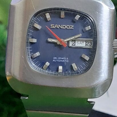 Vintage and Rare Sandoz Automatic watch 25-jewels Switzerland made for Men’s 1960’s