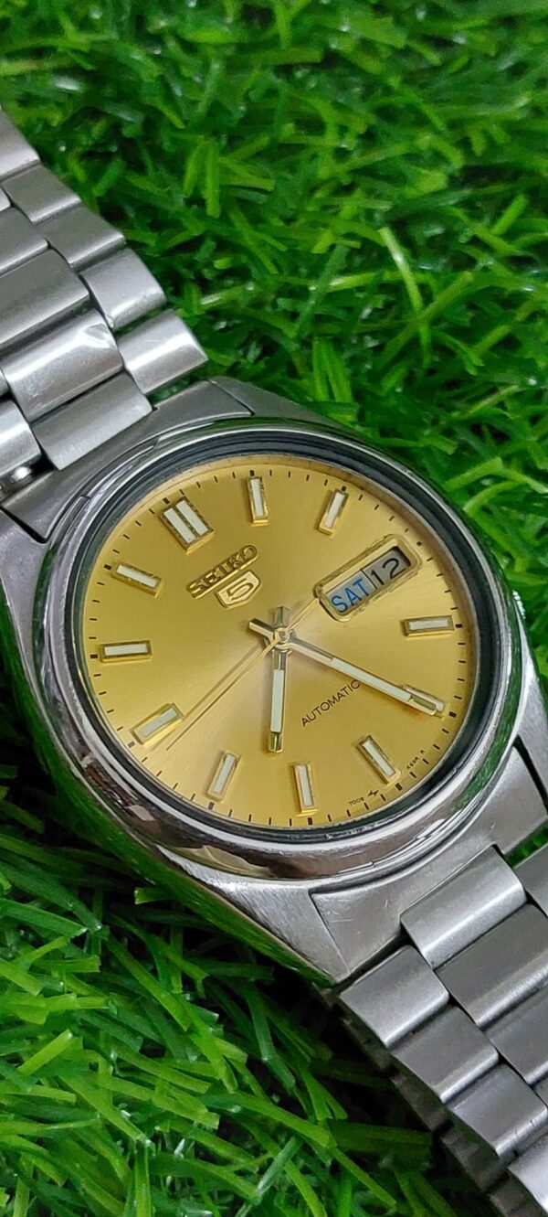 Vintage Seiko 7009 Golden Dial Japan made Automatic watch for Men