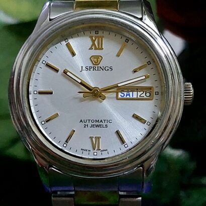 Beautiful J spring (Seiko) white colour Dial Japan made Automatic watch for Men -