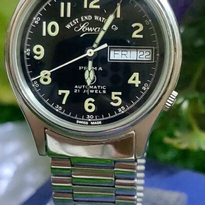 Beautiful and Vintage Westend watch Black colour Dial Switzerland made Automatic watch for Men -