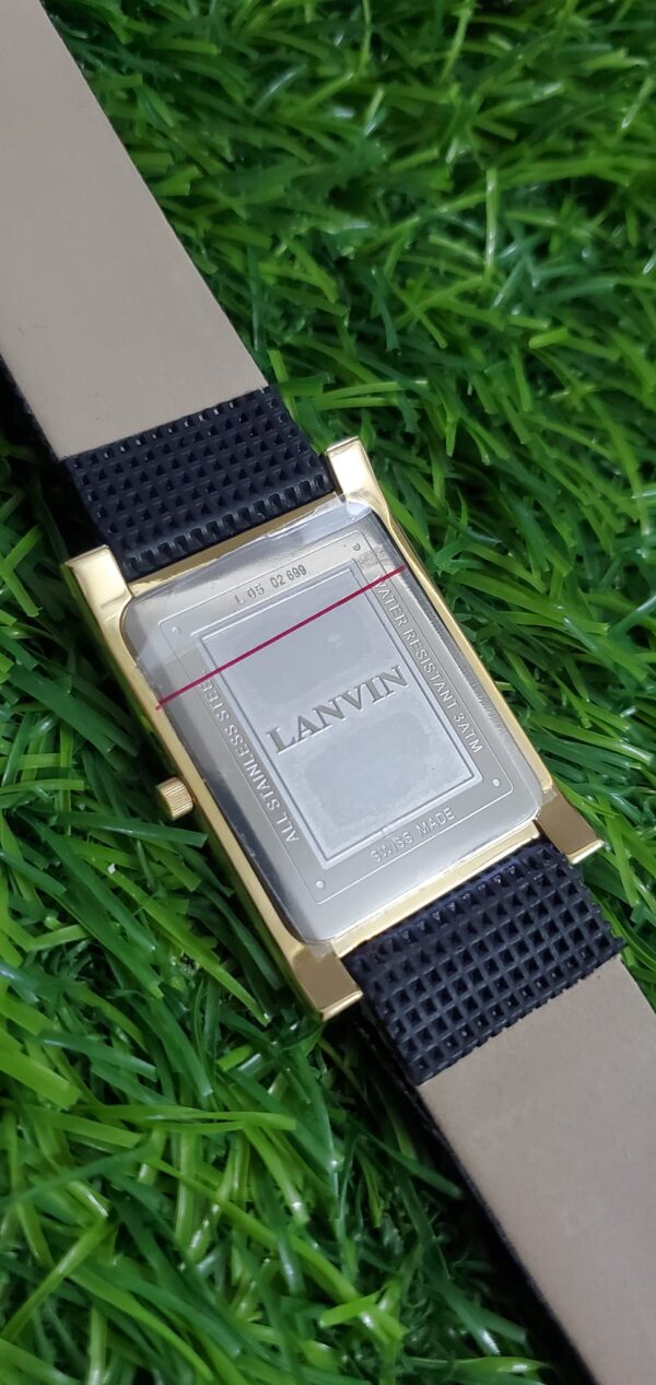 Lanvin Swiss made quartz movement Watch fully micron Case slim and smart dress watch