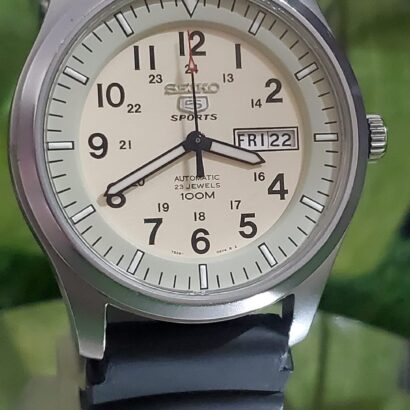 Seiko 5 Sports Automatic 100m watches SNZG07J1 Japan made for Men's