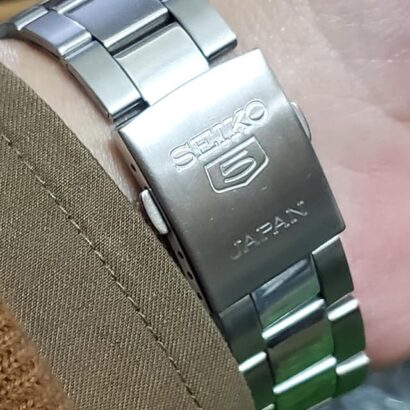 Beulah Seiko5 new model 7s26 Black colour Men's watch