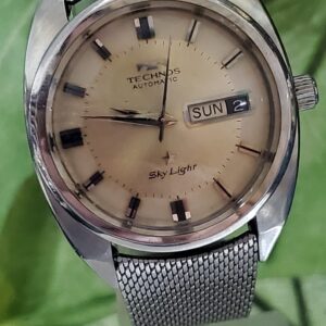 Vintage Technos Sky Light Switzerland 🇨🇭 made Automatic 25 jewels watch for Men's
