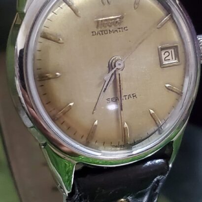 1957 Tissot Visodate Automatic Watch 17 Jewels 34mm Switzerland Made Wrist Watch