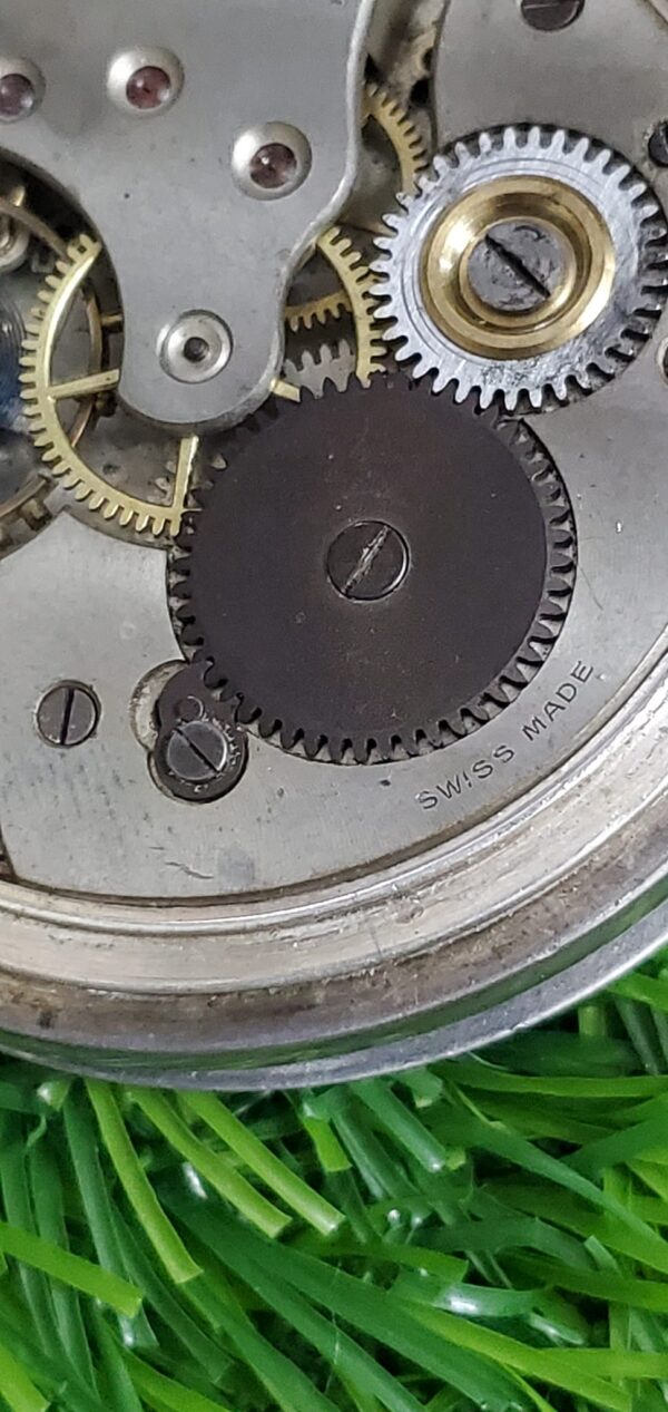 Ultra Rare West End Watch Co half hunter Handwinding pocket watch Switzerland made full silver metal 1930
