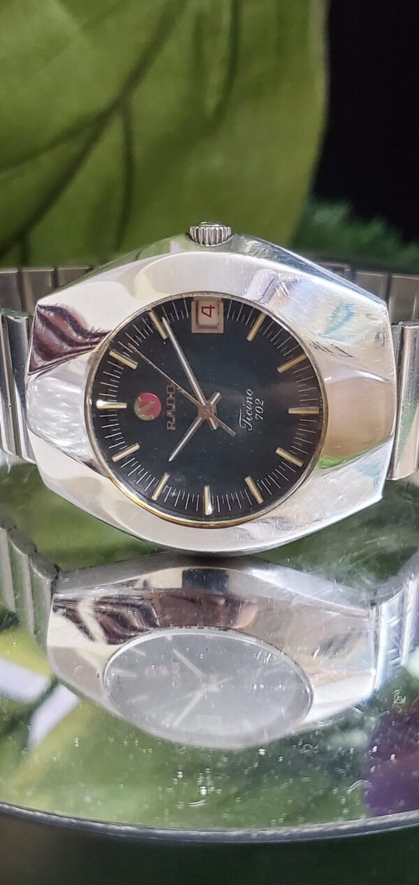 Vintage RADO Ticino 702 watch Swiss 2824 Automatic 25 Jewels Date Indicator 633.9713.4 For Men's
