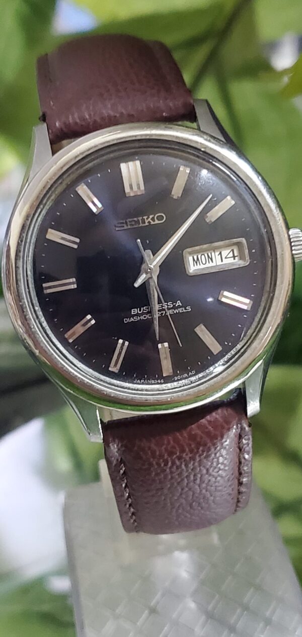Ultra rare 1967 Seiko Business-A Diashock 27 Jewels Automatic 8346-8001 Mens Watch