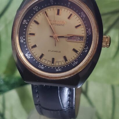 Vintage Men's Citizen Turning Inner Ring 38mm Automatic 21-J Wrist Watch B4811