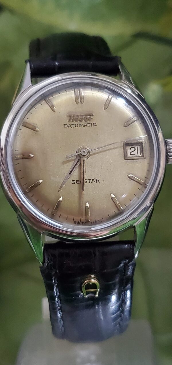 1957 Tissot Visodate Automatic Watch 17 Jewels 34mm Switzerland Made Wrist Watch