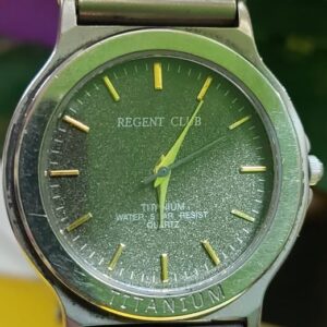 Titan Regent Club Titanium Quartz Wristwatch For Unisex