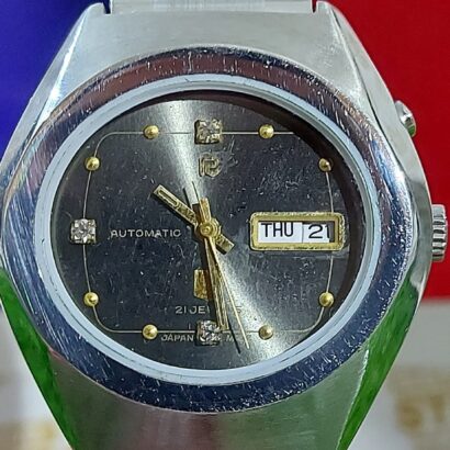 RARE VINTAGE RICOH 061532 21 JEWELS AUTOMATIC JAPAN MADE watch for Men's